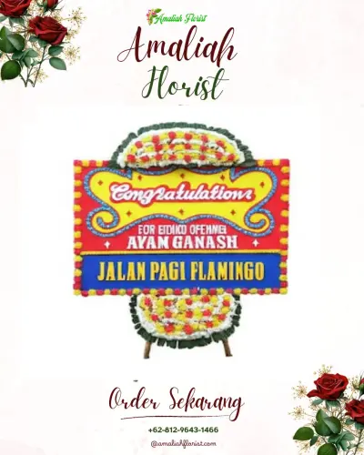 Bunga Papan Congratulation di Tlogowero